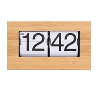 Reloj con Tapa, Vintage, Retro, con Números Grandes, Abatible hacia Abajo, Reloj de Mesa de Escritorio, Funciona con Pilas, con Tapa Automática, Reloj de Escritorio, Reloj