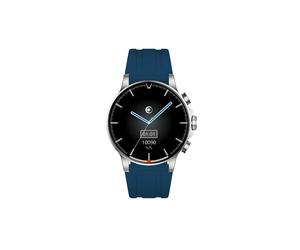Reloj Conectado - BIGBEN CONNECTED - Redondo - IP68 - 70 modos deportivos - Plata con pulsera azul