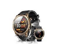 Reloj Conectado Hombre Sport, 5ATM, Pantalla 1.43", Reloj Inteligente, GPS Doble Frecuencia, DOOGEE Anywise W1, 170+ Modos, 3 Bandas-Oro