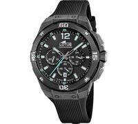Reloj Cronógrafo De Dial Negro Para Hombre Lotus L18975/3