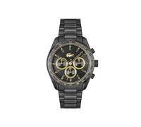Reloj cronógrafo Lacoste de Cuarzo para Hombre de la colección Boston con Correa Negra de Acero Inoxidable, 2011476