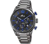 Reloj Cronógrafo Para Hombre Lotus L18686/3 Con Esfera Negra