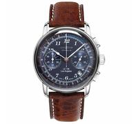 Reloj Cronógrafo Para Hombre Zeppelin 7614-3 Con Correa De Cuero