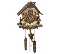 Reloj cucú de cuarzo Casa de la selva negra con música