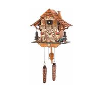 Reloj cucú de cuarzo Casa de la selva negra con música