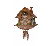 Reloj cucú de cuarzo Casa de la selva negra con música