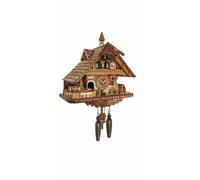 Reloj cucú de cuarzo Casa de la selva negra grande con música, bailarinos y t...