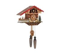 Reloj cucú de cuarzo Casa suiza con música, bailarines que dan vuelta