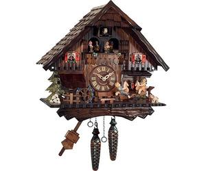 Reloj cucú de cuarzo movimiento de estilo Chalet, 33cm por Engstler