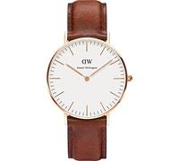 Daniel Wellington Classic St Mawes, Reloj Marrón/Oro Rosado, 36mm, Cuero, para Mujer y Hombre