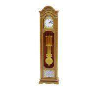 Reloj de abuelo victoriano en miniatura, escala 1:12 impreso en 3D, mini reloj de pie para diorama, decoración de estante de gabinete de escritorio, regalo coleccionable para aficionados