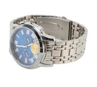 Reloj de Acero Inoxidable para Hombres, Reloj de Cuarzo Analógico Versátil y Fácil de Leer para los Hombres para la Vida Cotidiana (#1)