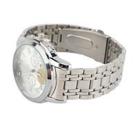 Reloj de Acero Inoxidable para Hombres, Reloj de Cuarzo Analógico Versátil y Fácil de Leer para los Hombres para la Vida Cotidiana (#3)