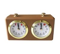 Reloj de ajedrez, Temporizador de ajedrez mecánico Profesional con botón de Inicio de sincronización, Temporizador de Reloj portátil analógico 6x4x2 para Tablero Internacional, Juguetes