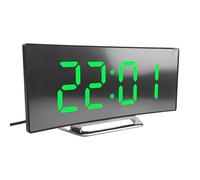 Reloj de alarma digital con pantalla LED, High-Brightness, Time Management Tool, Easy-to-Read Digital Clock for Bedroom, Dorm, Kitchen, Bathroom, Adolescente, Student, Senior, Boys, Girls, 17 x 7,2 x