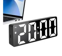 Reloj de alarma LED genérico | Electronic Large Display Desk Alarm Clocks,Date and Temperature Displa Won't Disrupt Yy, Modern Table Ornaments for Desktops, Bedside Mesas in Bedroom Living Room