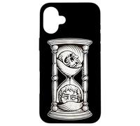 Reloj de Arena cráneo Tiempo Corriendo Fuera Carcasa para iPhone 16 Plus