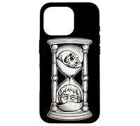 Reloj de Arena cráneo Tiempo Corriendo Fuera Carcasa para iPhone 16 Pro