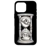 Reloj de Arena cráneo Tiempo Corriendo Fuera Carcasa para iPhone 16 Pro MAX
