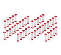 Reloj de arena de 30 segundos, reloj de arena, cuenta regresiva, juego de juguetes a granel, juegos para niños, paquete de 40 (arena blanca)