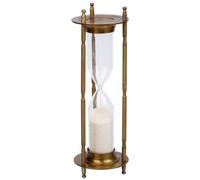 Reloj De Arena De Aluminio Marron_AlexandraHouse