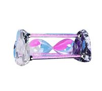 Reloj de arena de cristal en forma de corazón con temporizador de 30 minutos con caja de regalo para cocina, práctica herramienta de gestión del tiempo, temporizador de cocina