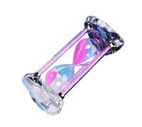 Reloj de arena de cristal en forma de corazón con temporizador de 30 minutos con caja de regalo para cocina, práctica herramienta de gestión del tiempo, temporizador de ejercicio