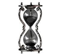 Reloj de arena de metal vintage. Reloj de vintage metal antiguo Temporizador Artesanía Decoración vidrio 12 constelaciones creativo Sala estar oficina(Leo)