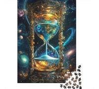 Reloj de Arena Diseño Universo Puzzle de 1000 Piezas Puzzle para Adultos Galaxia Puzzle para Toda la Familia 38x26cm/1000pcs