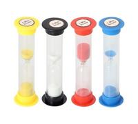 Reloj de Arena En Tubo de Plástico 1 Minuto: Color- Negro