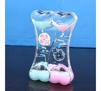 Reloj de arena líquido con temporizador líquido, temporizador líquido de colores, juguete calmante, temporizador de reloj de arena líquido, juguete sensorial, temporizador de agua, para actividad,