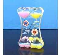 Reloj de arena líquido de aceite, temporizador líquido colorido, juguete calmante, temporizador de reloj de arena líquido, juguete sensorial, temporizador de agua, para actividad, relajación,