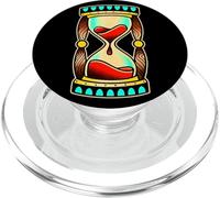 Reloj de Arena Que gotea Time x Memento Mori Traditional Flash PopSockets PopGrip para MagSafe
