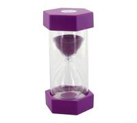 Reloj de arena resistente de 5 minutos, perfecto para que los niños desarrollen habilidades de gestión del tiempo (morado 5 minutos)