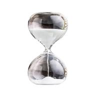 Reloj De Arena Temporizador de Arena Vidrio, Herramienta gestión del Tiempo, Adornos Reloj, decoración hogar, Escritorio, 5/10/15/30/60 Minutos para La GestióN del Tiempo(White,30min)