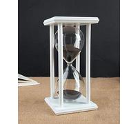 Reloj De Arena Temporizador por 60 Min Decoración Cocina Restaurante Sala Hogar Escritorio De Oficina Navidad Año Nuevo Ornamento del festival para Temporizador De Reloj De Arena 60 Minutos Negro