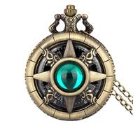 Reloj De Bolsillo Con Cadena Gemas Antiguas Números Romanos Y Escala