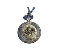 Reloj de bolsillo con colgante de pulpo de bronce, joyería de pulpo, regalo para amantes del océano, Bronce antiguo, 47mm