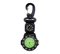 Reloj de bolsillo con mosquetón, brújula portátil de aventura, herramienta de seguridad de escalada, equipo de caza y camping, dispositivo de supervivencia de senderismo, bolsillo con mosquetón