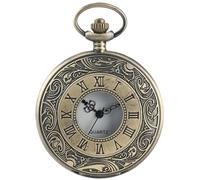 Reloj De Bolsillo De Cuerda Manual Mecánico Clásico Único Tallado Para