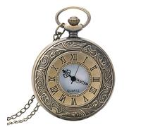Reloj De Bolsillo De Cuerda Manual Mecánico El Estilo Vintage Tallado