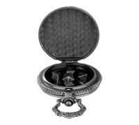 Reloj de bolsillo de dados - Estuche porta reloj de bolsillo de estilo vintage, caja porta relojes de bolsillo hecha artesanalmente | Porta dados de colección y caja para relojes, caja para relojes