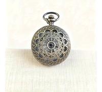Reloj de Bolsillo de Tallado con Malla Moderno, Reloj de Cuarzo Unisex, Accesorio de Ropa, Recuerdo