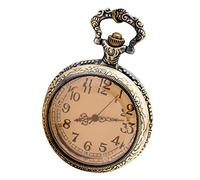 Reloj de Bolsillo Delicado Reloj de Bolsillo de la Personalidad del Reloj del Reloj de Bolsillo Retro del Collar de Cristal del Reloj de Bolsillo