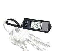 Reloj de bolsillo digital - Colgante de reloj con llavero con pantalla transparente, cronometraje preciso | Reloj pequeño y silencioso con llavero para estudiantes, reloj con llavero portátil para uso