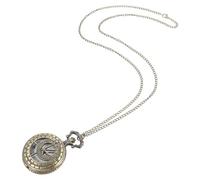 Reloj de Bolsillo Digital Dorado de Aleación con Cadena | Diseño Retro con Esfera Calada, Vidrio Frontal, Colgante Decorativo para Navidad, Año y Acción de Gracias
