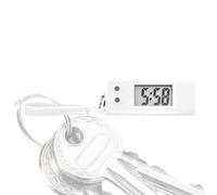 Reloj de bolsillo digital - Reloj llavero con pantalla clara, cronometraje preciso y silencioso | Reloj de bolsillo electrónico portátil, llavero de reloj pequeño para niños, colgante de reloj con lla
