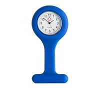 Reloj de Bolsillo para enfermería de Silicona y con Clip para Colgar - Azul Marino