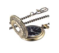 Reloj de Bolsillo Vintage Reloj de Hombre de Acero (Bronze), 1 Unidad (1 Unidad), Retro, 1 Unidad (Paquete de 1), Retro, 1 Unité (Lot de 1), Retro