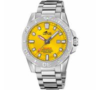 Reloj De Buceo Para Hombre Lotus L18926/1 Con Esfera Amarilla